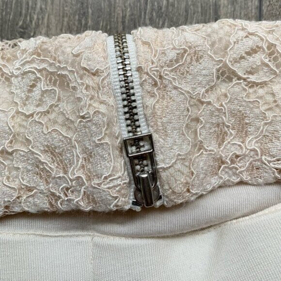 Aritzia Wilfred Jules Shorts Scallop Lace Pale Pink Coquette Size 0 Y2K 2000s - Picture 11 of 15